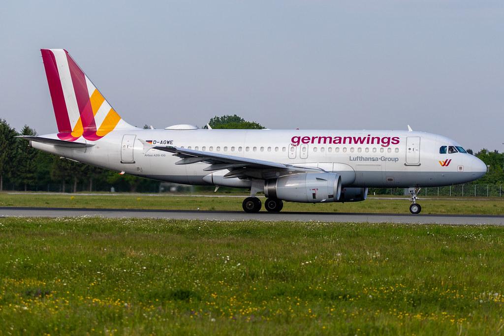 Hamburg Airport: Eurowings (EW / EWG) |  Airbus A319-132 A319 | D-AGWE | MSN 3128 | Germanwings