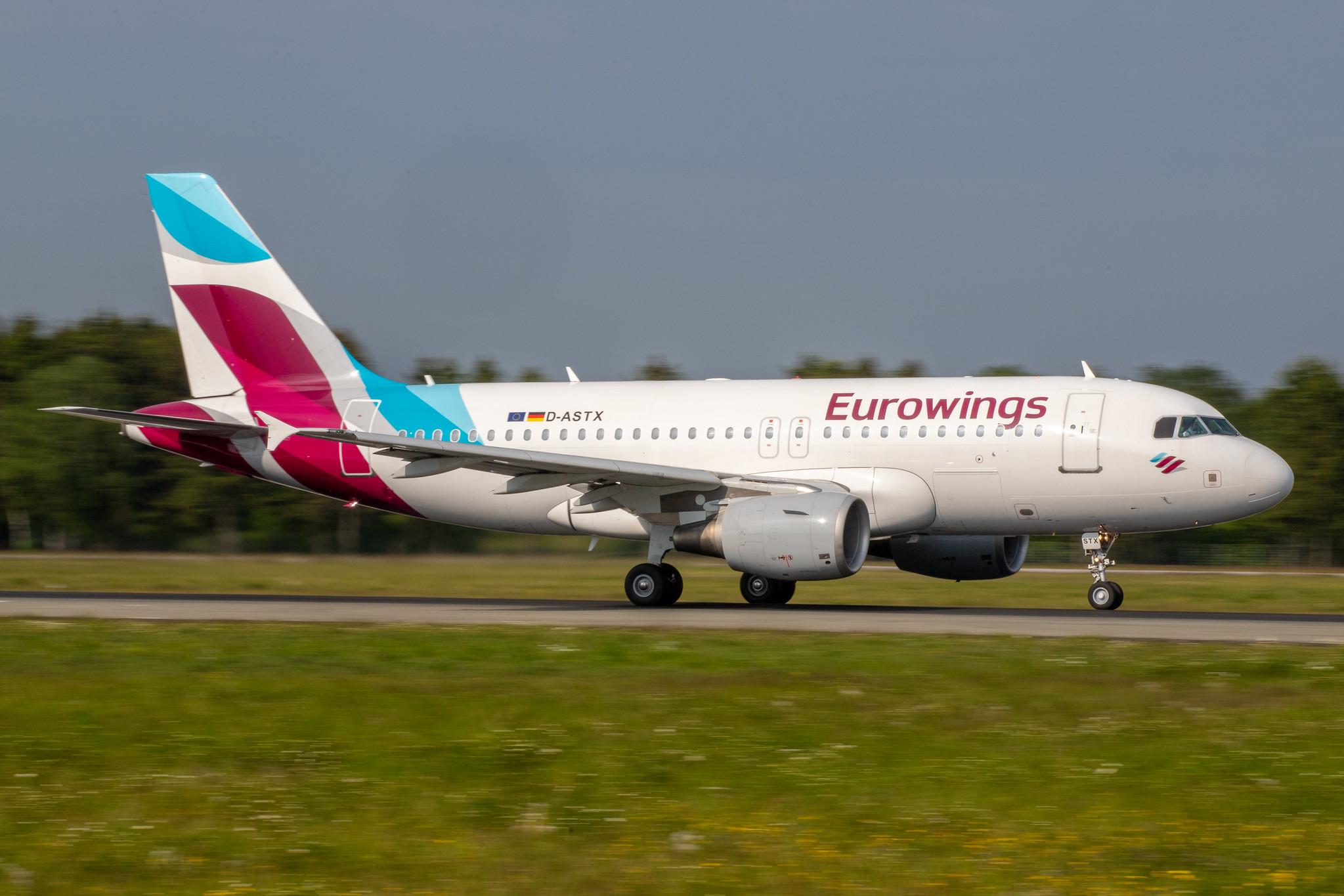 Hamburg Airport: Eurowings (EW / EWG) | Operator: Germanwings | Airbus A319-112 A319 | D-ASTX | MSN 3202