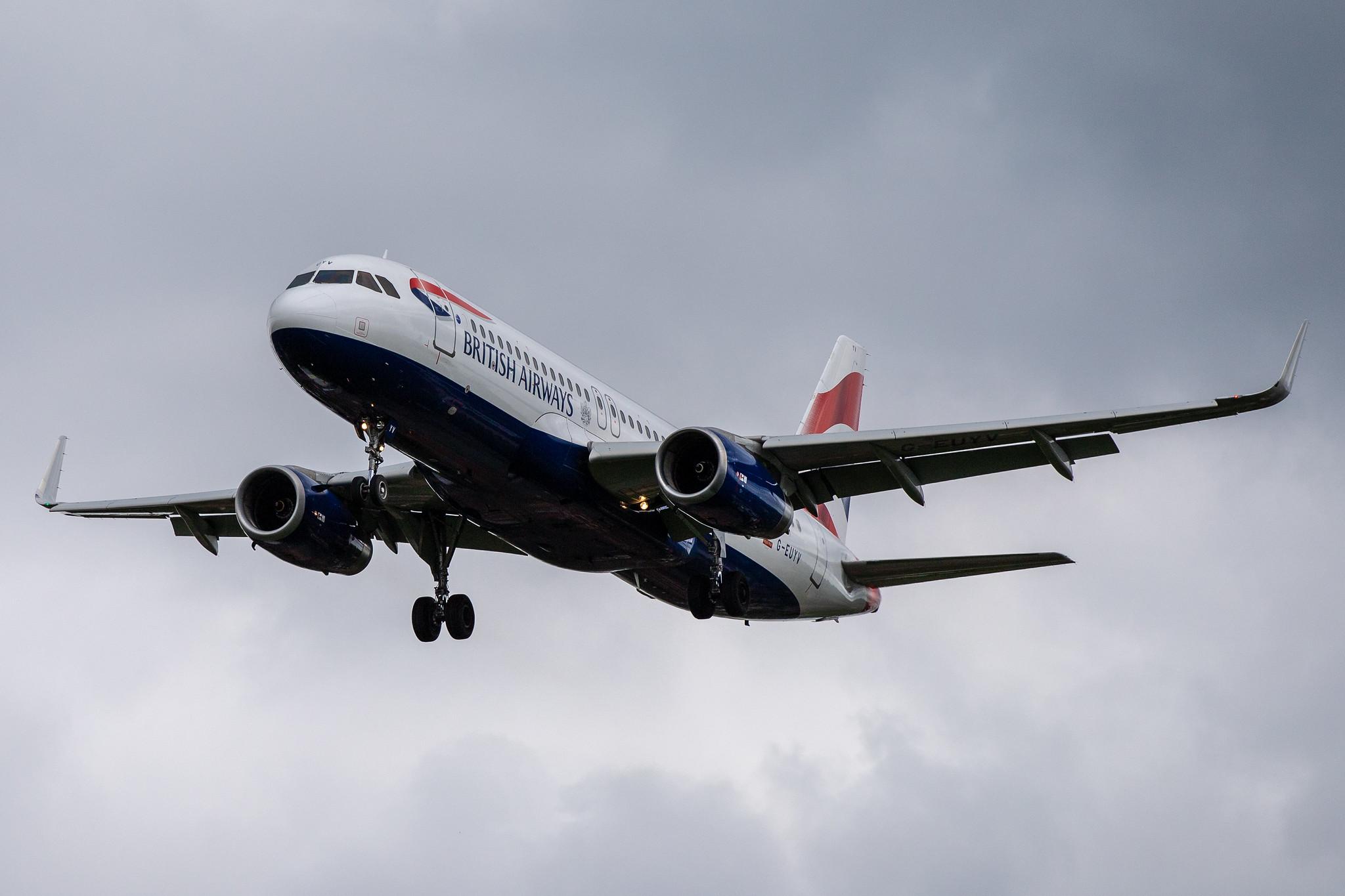 Hamburg Airport: British Airways (BA / BAW) |  Airbus A320-232 A320 | G-EUYV | MSN 6091