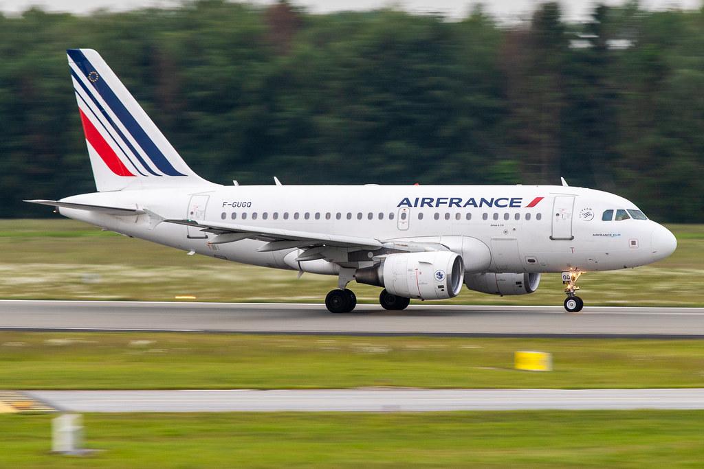 Hamburg Airport: Air France (AF / AFR) |  Airbus A318-111 A318 | F-GUGQ | MSN 2972