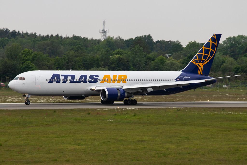 Hamburg Airport: Atlas Air (5Y / GTI) |  Boeing 767-38E(ER) B763 | N641GT | MSN 25132