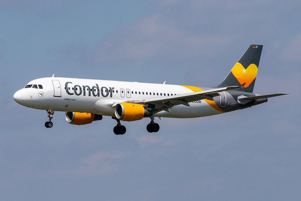 Hamburg Airport: Condor (DE / CFG) |  Airbus A320-212 A320 | D-AICC | MSN 0809