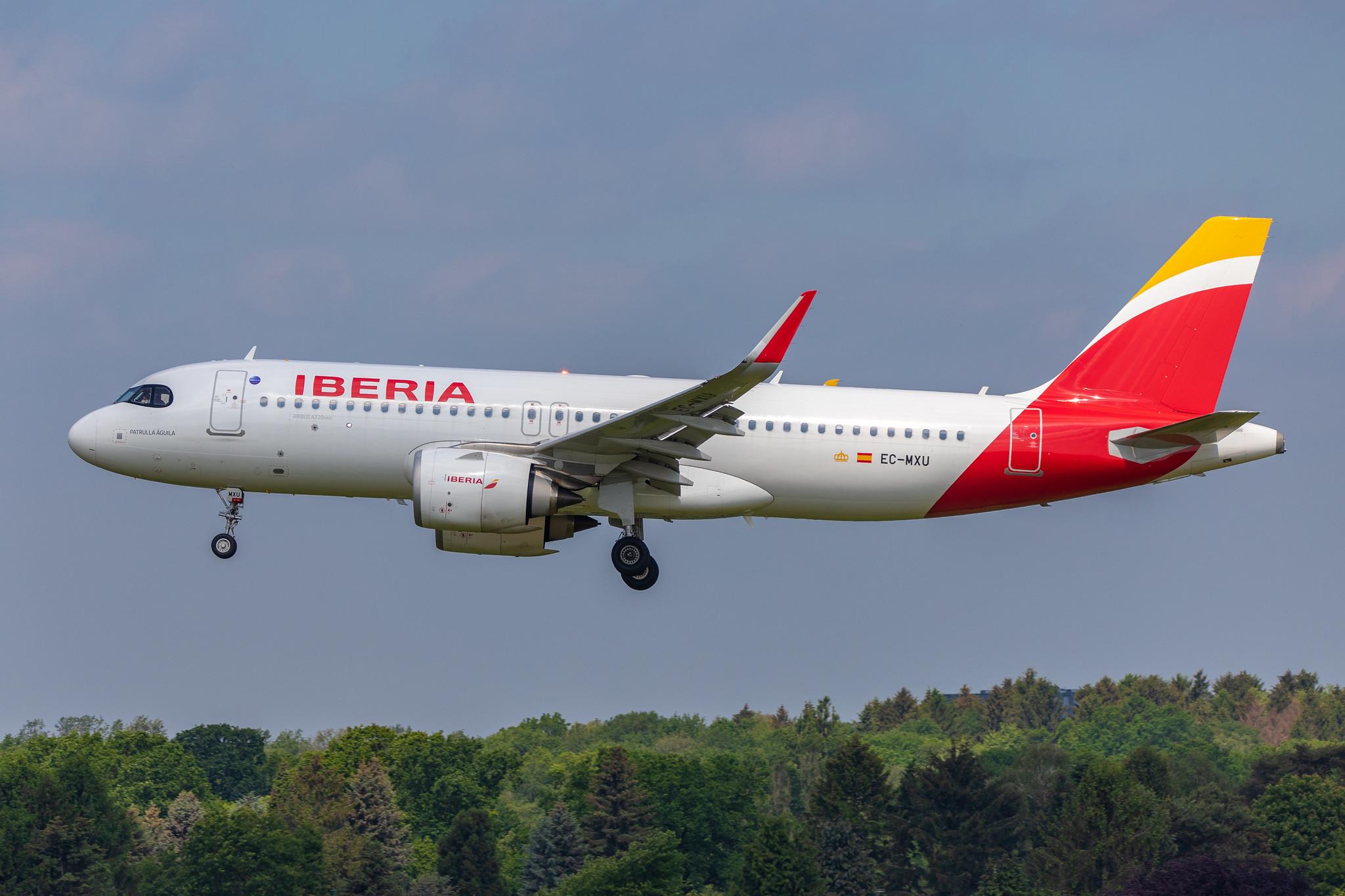 Hamburg Airport: Iberia (IB / IBE) |  Airbus A320-251N A20N | EC-MXU | MSN 8221