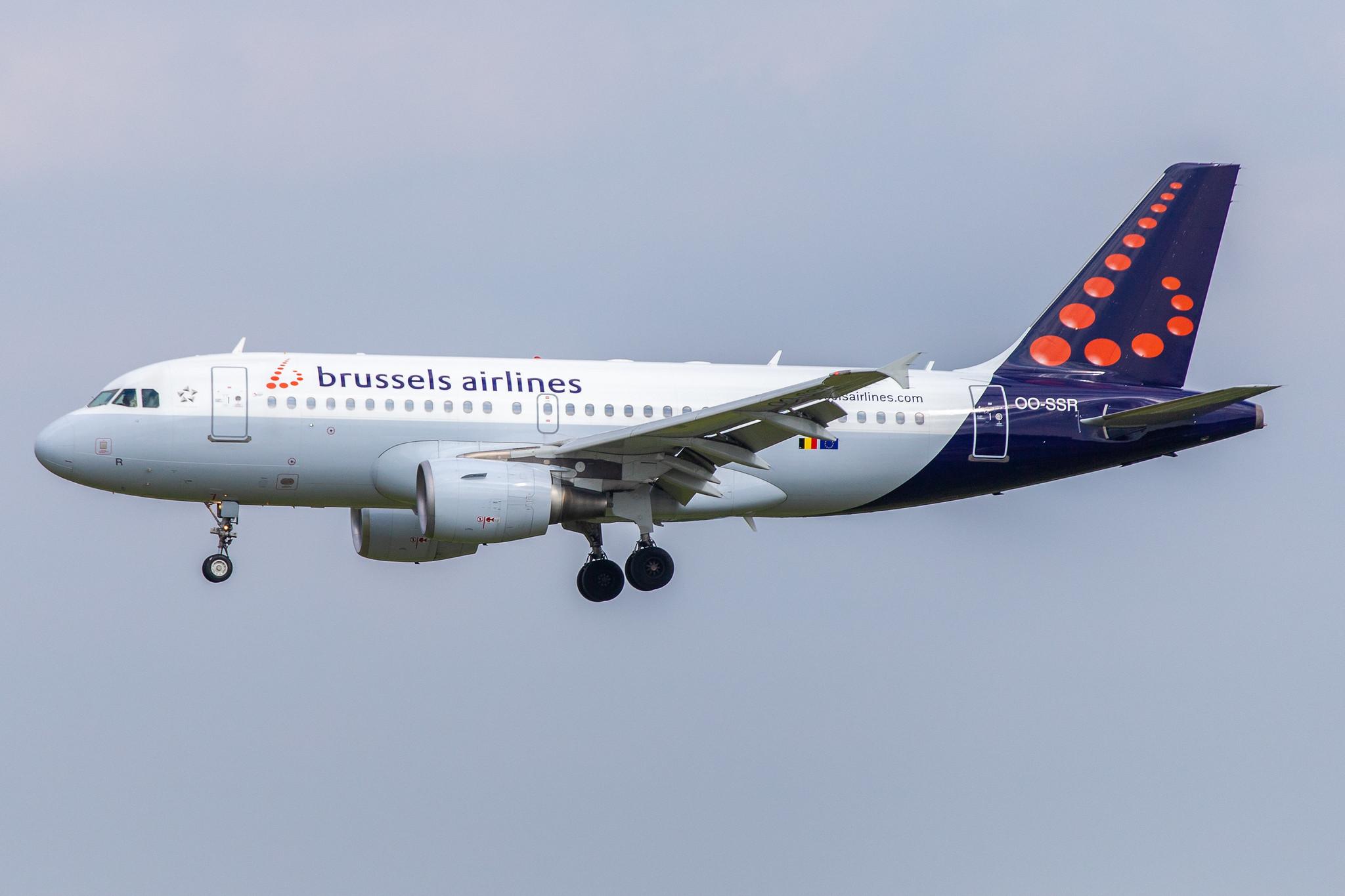 Hamburg Airport: Brussels Airlines (SN / BEL) |  Airbus A319-112 A319 | OO-SSR | MSN 4275