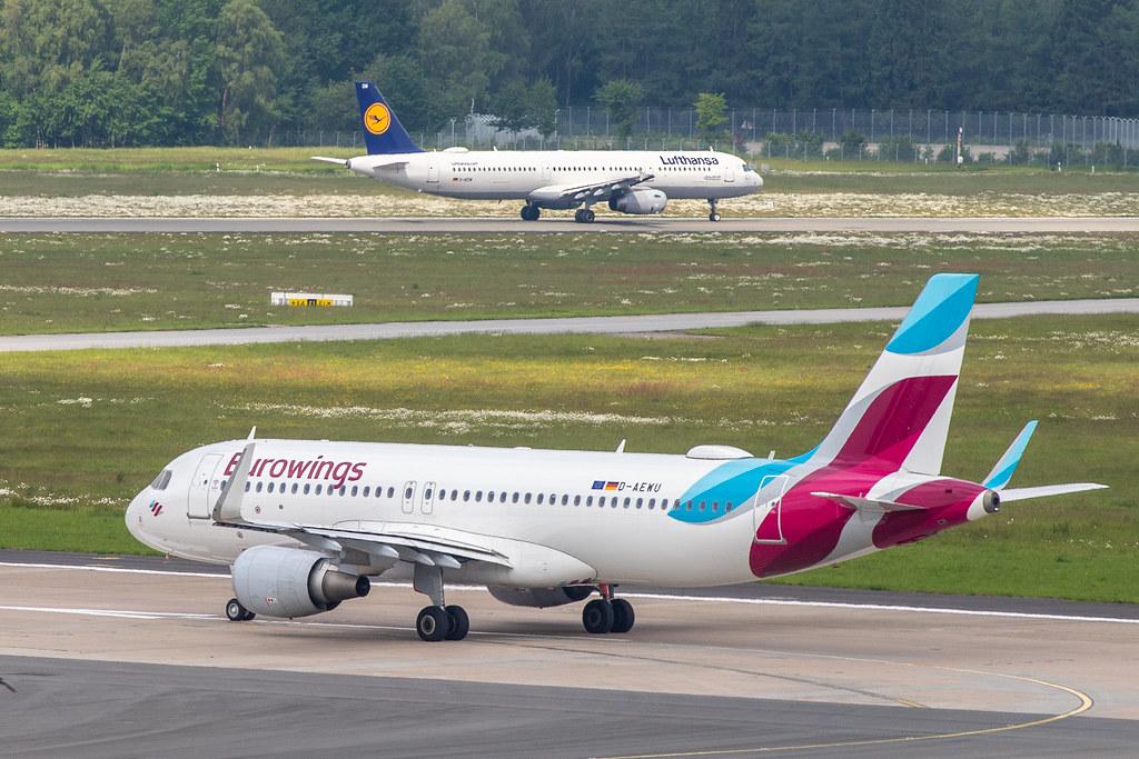 Hamburg Airport: Eurowings (EW / EWG) |  Airbus A320-214 A320 | D-AEWU | MSN 7513