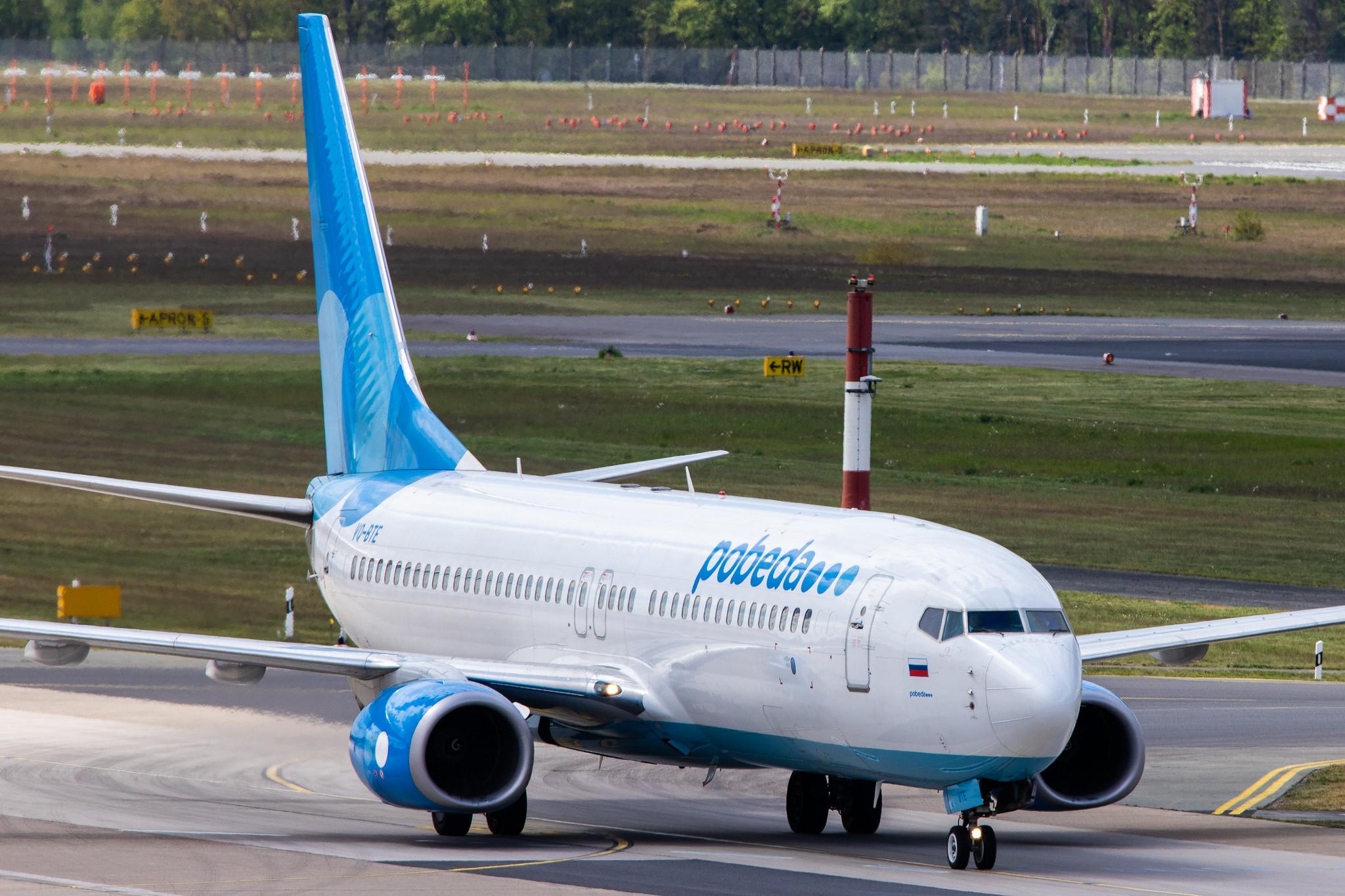 Pobeda (DP / PBD) |  Boeing 737-81D B738 | VQ-BTE | MSN 39441