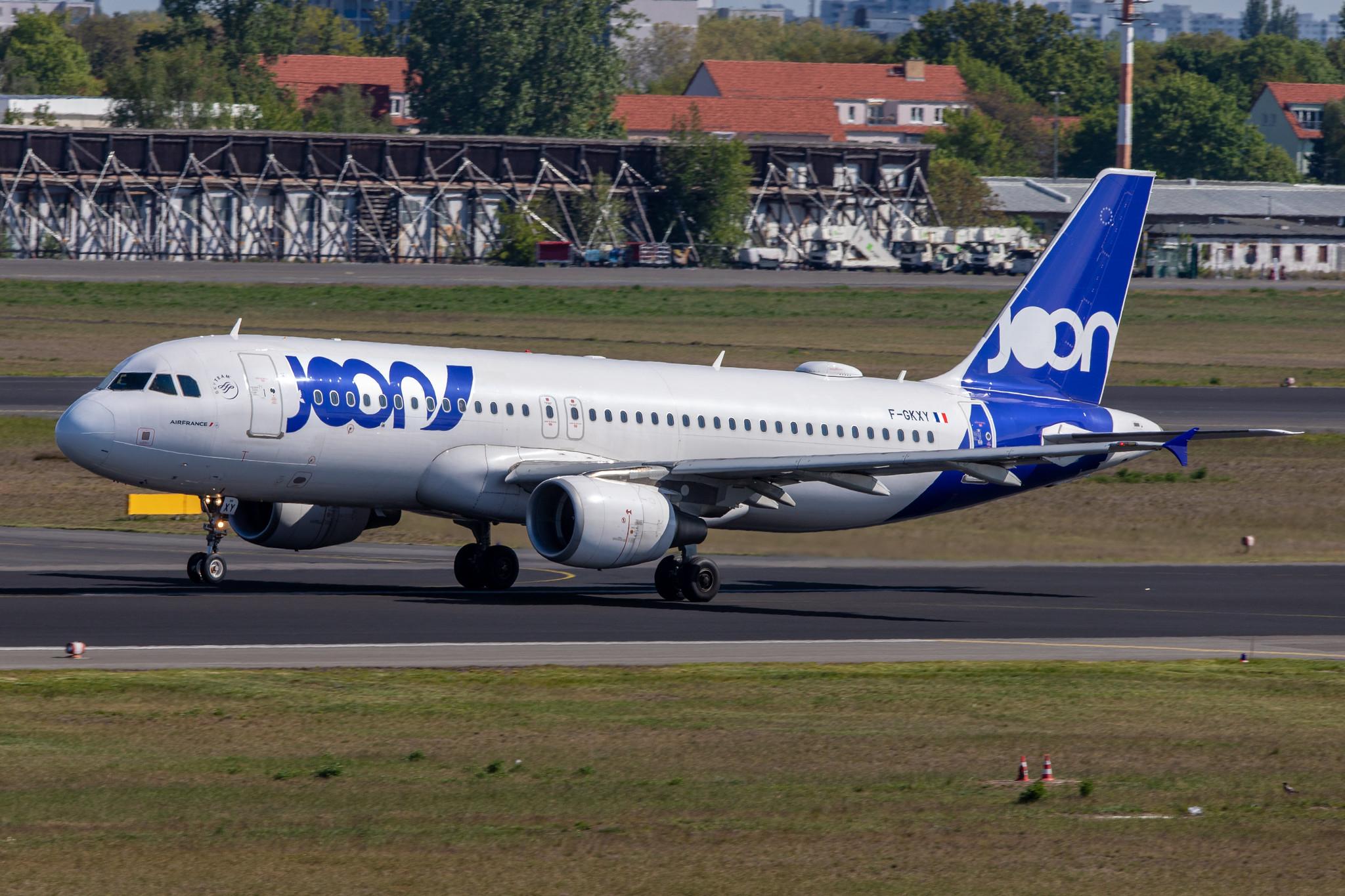 Flughafen Berlin Tegel (TXL): JOON Airbus A320-214 A320 F-GKXY MSN 4105