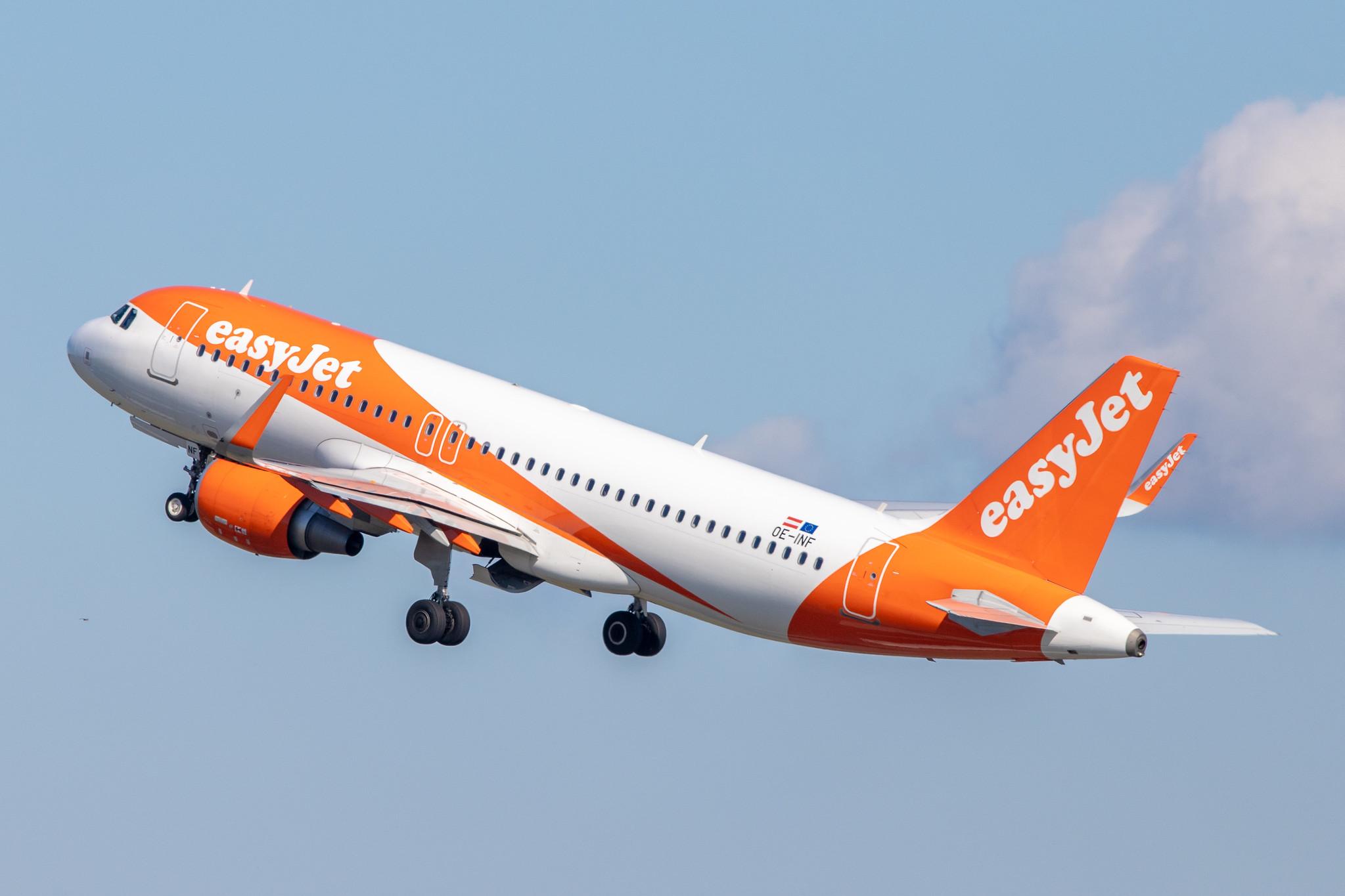 Flughafen Berlin Tegel (TXL): easyJet (U2 / EZY) | Operator: easyJet Europe |  Airbus A320-214 A320 | OE-INF | MSN 7785