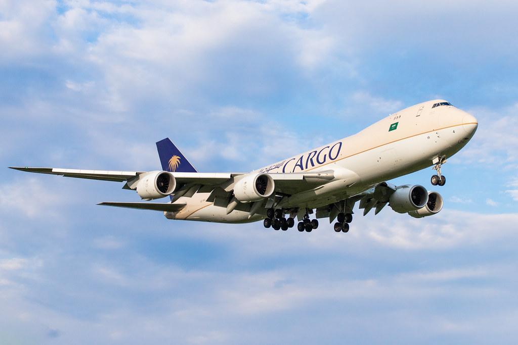 Hamburg Airport: Saudia Cargo (SV / SVA) | Operator: Saudia |  Boeing 747-87U(F) B748 | HZ-AI4 | MSN 37563