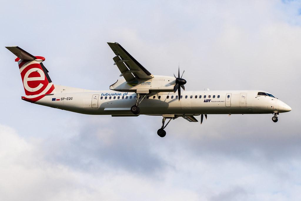 Hamburg Airport: LOT (LO / LOT) |  De Havilland Canada Dash 8-400 DH8D | SP-EQG | MSN 4423