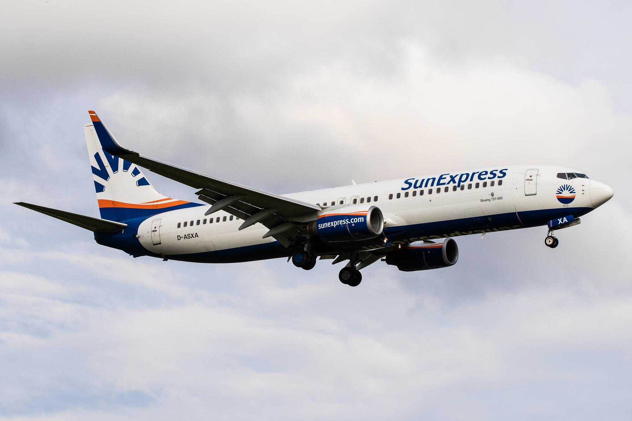 Hamburg Airport: SunExpress (XQ / SXS) | Operator: SunExpress Deutschland |  Boeing 737-8Z9 B738 | D-ASXA | MSN 28178