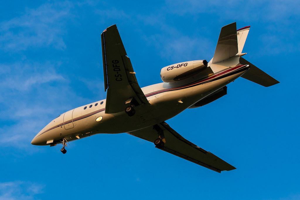 Hamburg Airport: NetJets Europe (/ NJE) | Operator: NetJets |  Dassault Falcon 2000EX F2TH | CS-DFG | MSN 044