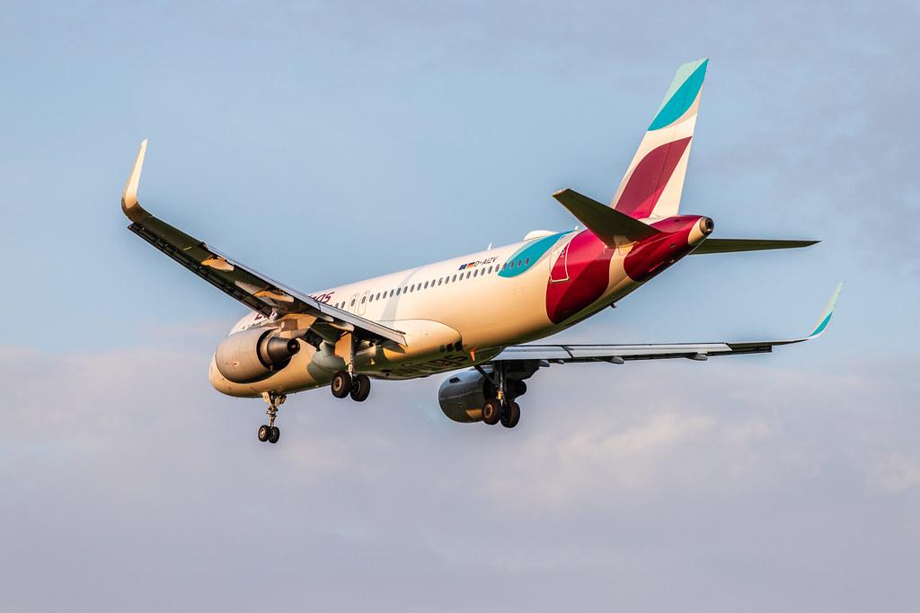 Hamburg Airport: Eurowings (EW / EWG) |  Airbus A320-214 A320 | D-AIZV | MSN 5658