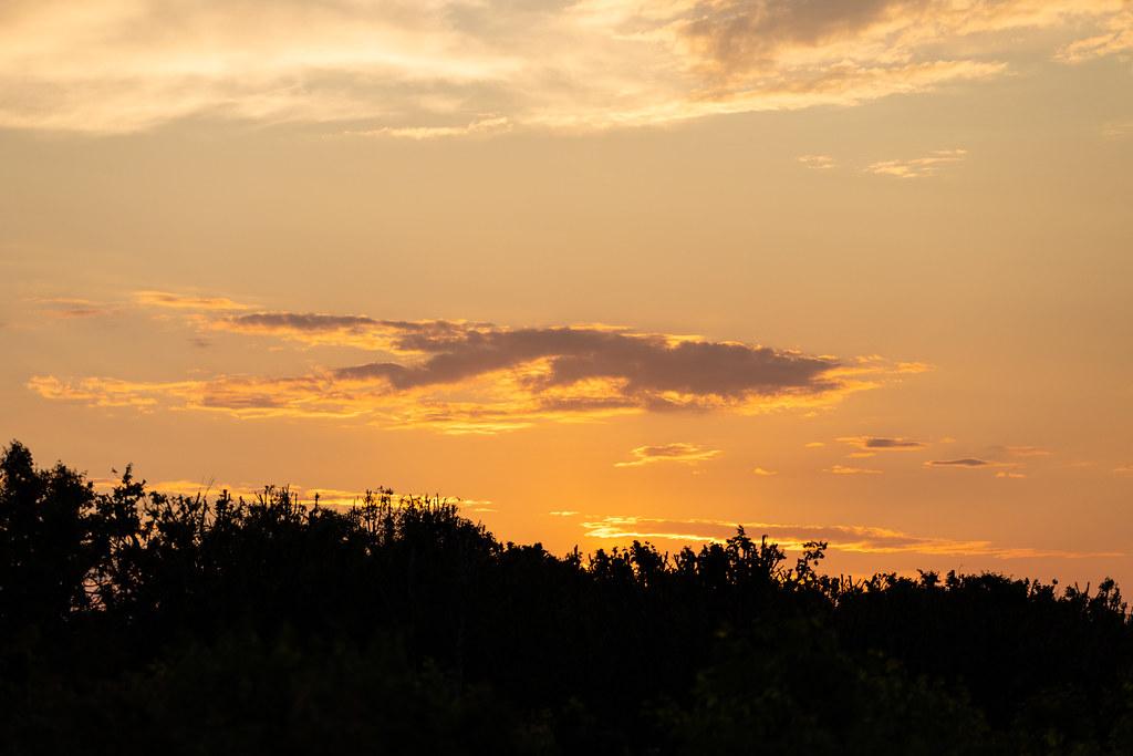 Hamburg Airport: Sonnenuntergang |