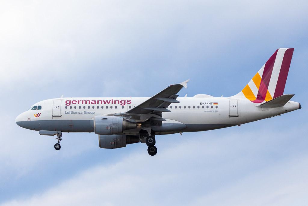 Flughafen Berlin Tegel (TXL): Germanwings (4U / GWI) |  Airbus A319-112 A319 | D-AKNT | MSN 2607