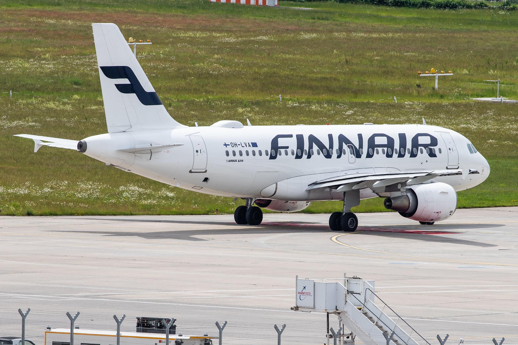 Hamburg Airport: Finnair (AY / FIN) |  Airbus A319-112 A319 | OH-LVA | MSN 1073