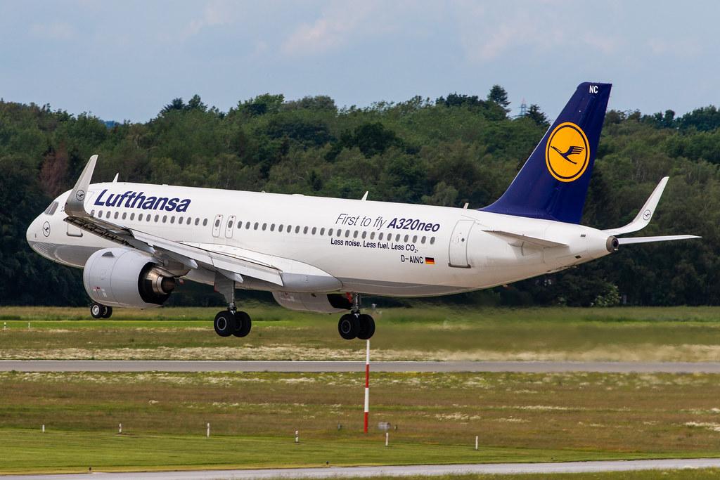 Hamburg Airport: Lufthansa (LH / DLH) | Livery: First to Fly A320neo | Airbus A320-271N A20N | D-AINC | MSN 6920