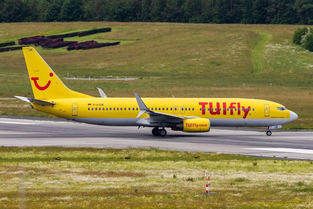 Hamburg Airport: TUI (X3 / TUI) | Operator: TUI fly |  Boeing 737-8K5 B738 | D-ATUK | MSN 39094