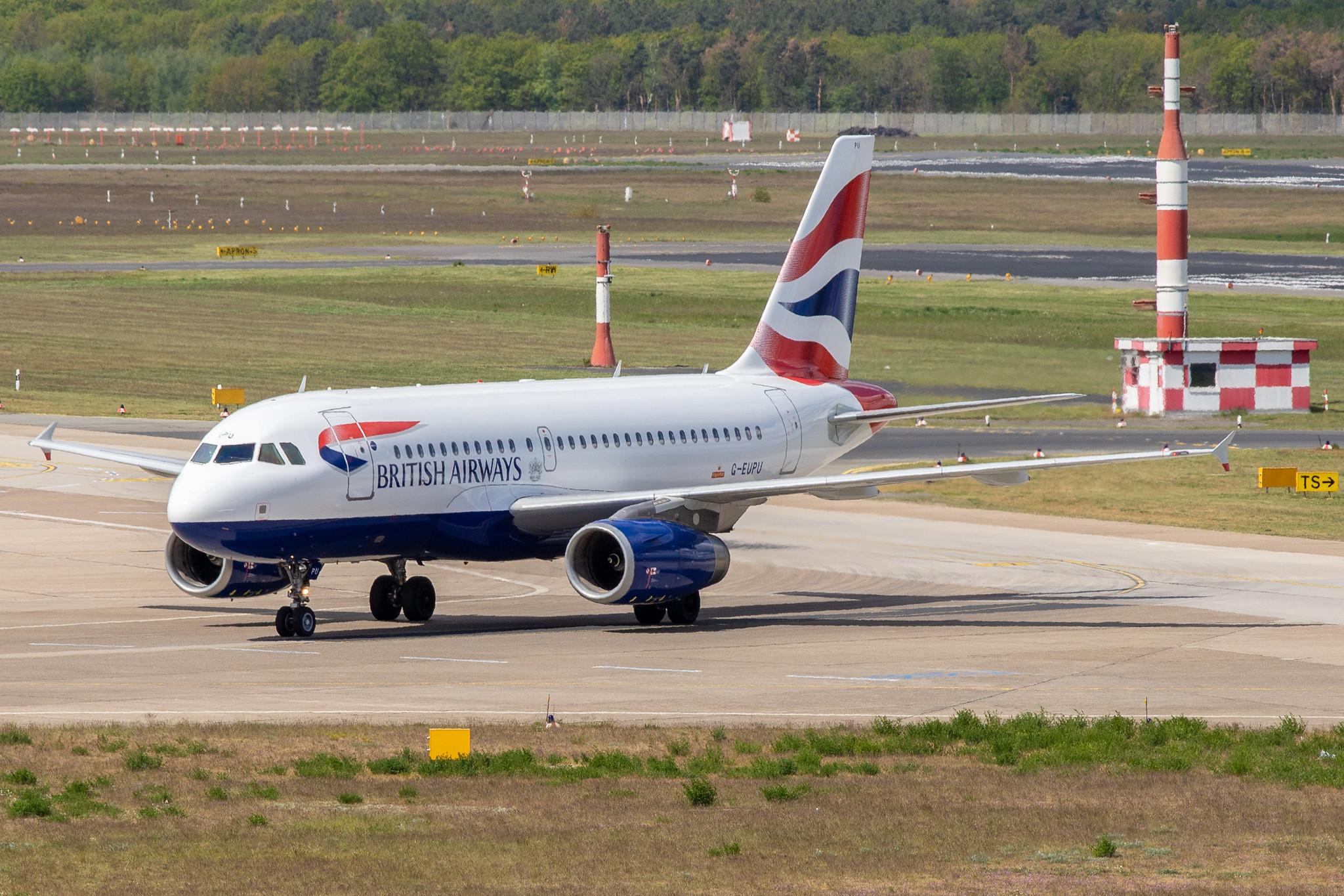 Flughafen Berlin Tegel (TXL): British Airways Airbus A319-131 A319 G-EUPU MSN 1384