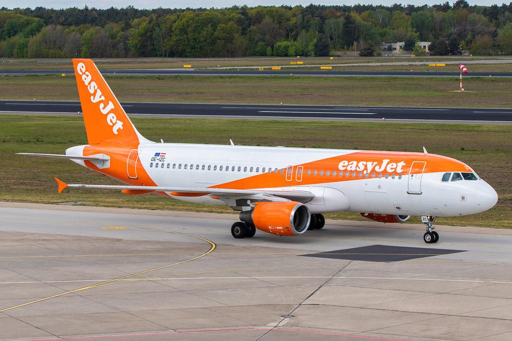 Flughafen Berlin Tegel (TXL): EasyJet Airbus A320-214 A320 OE-IZC MSN 4033