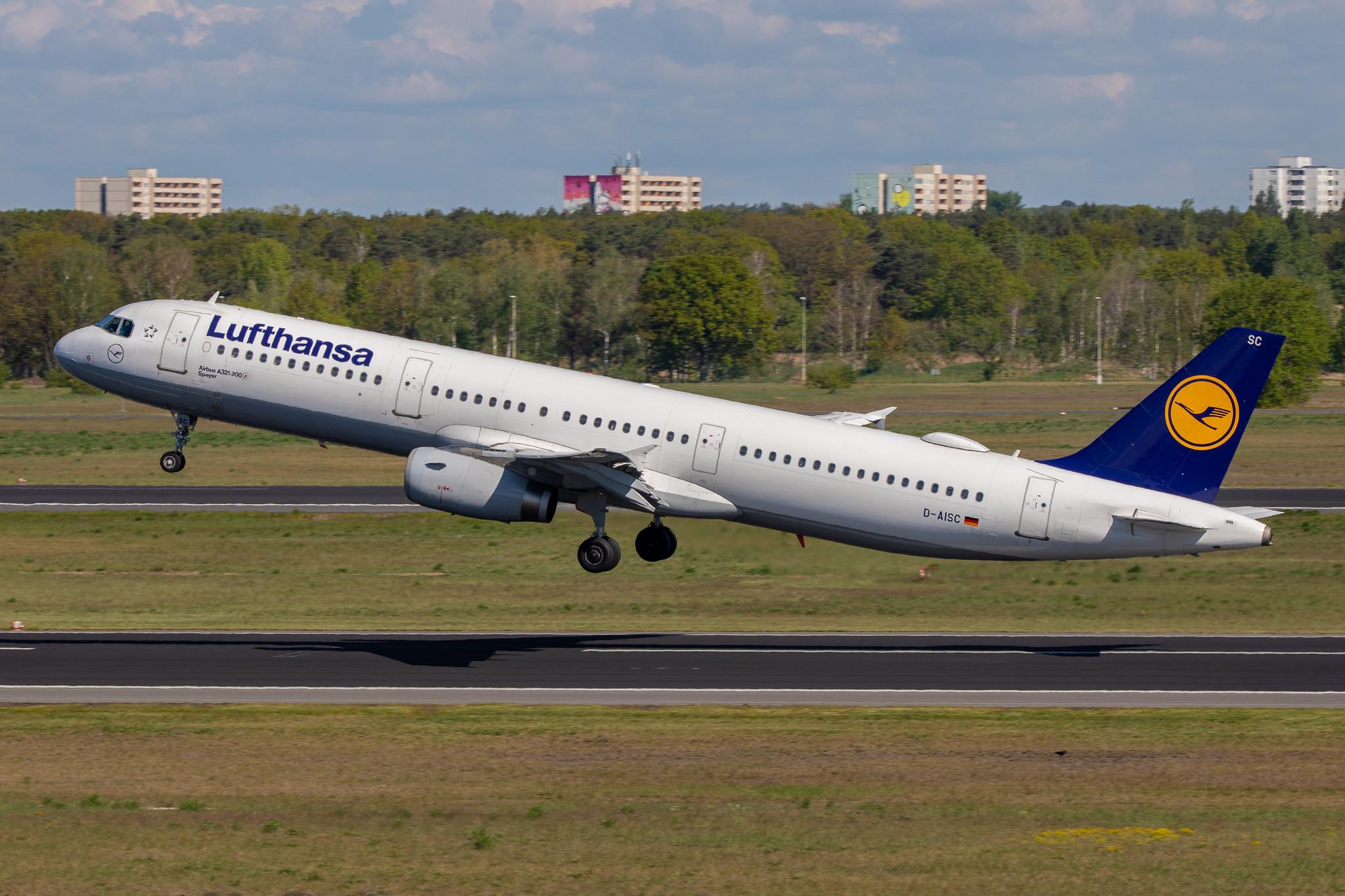 Flughafen Berlin Tegel (TXL): Lufthansa Airbus A321-231 A321 D-AISC MSN 1161