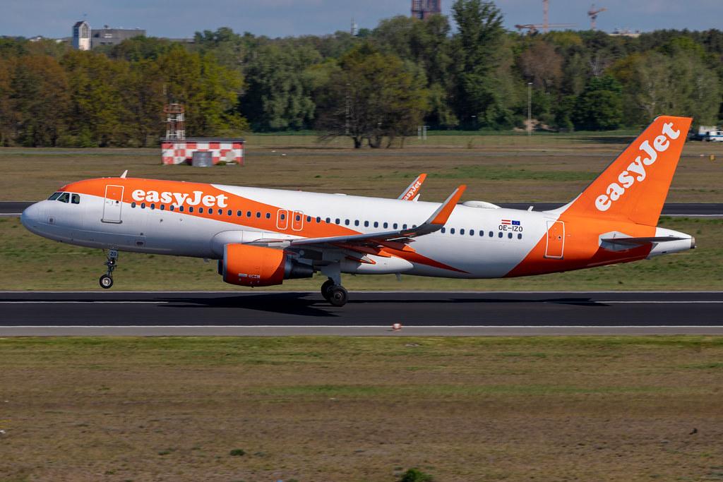 Flughafen Berlin Tegel (TXL): easyJet Airbus A320-214 A320 OE-IZO MSN 5522