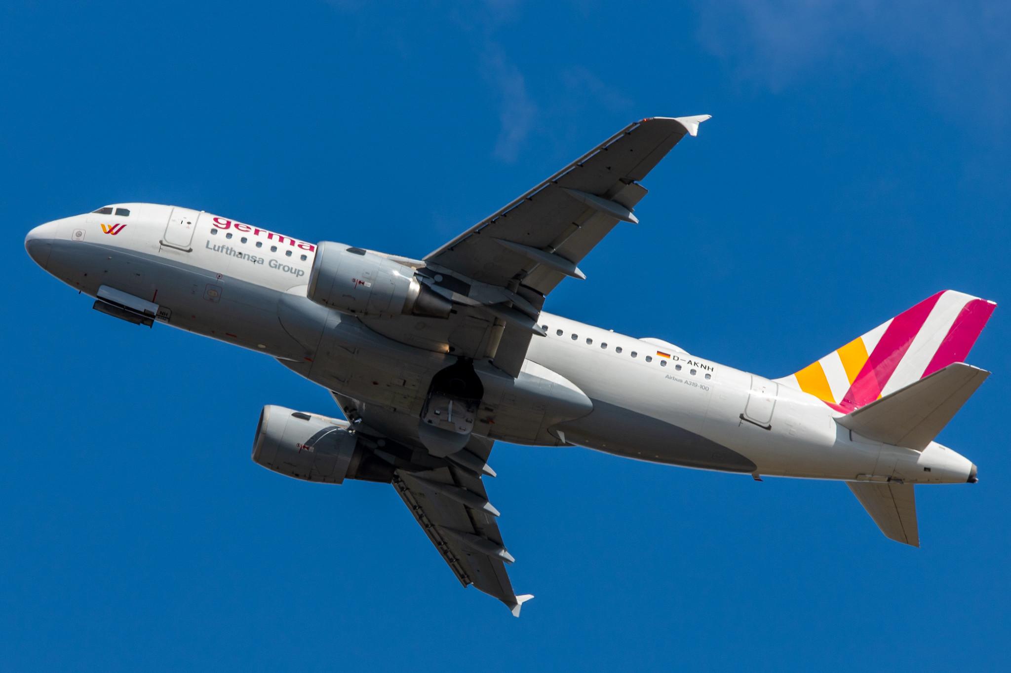 Flughafen Berlin Tegel (TXL): Eurowings (EW / EWG) | Operator: Germanwings | Airbus A319-112 A319 | D-AKNH | MSN 0794