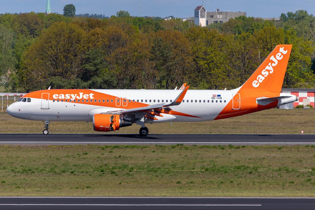 Flughafen Berlin Tegel (TXL): easyJet Airbus A320-214 A320 OE-IVR MSN 7243