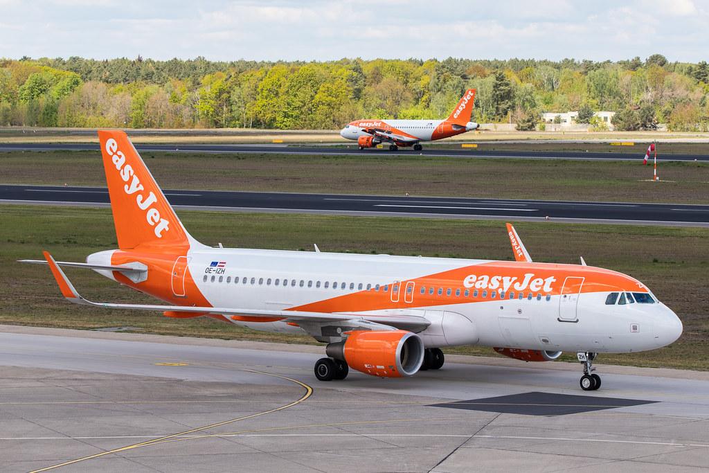 Flughafen Berlin Tegel (TXL): easyJet Airbus A320-214 A320 OE-IZH MSN 6892