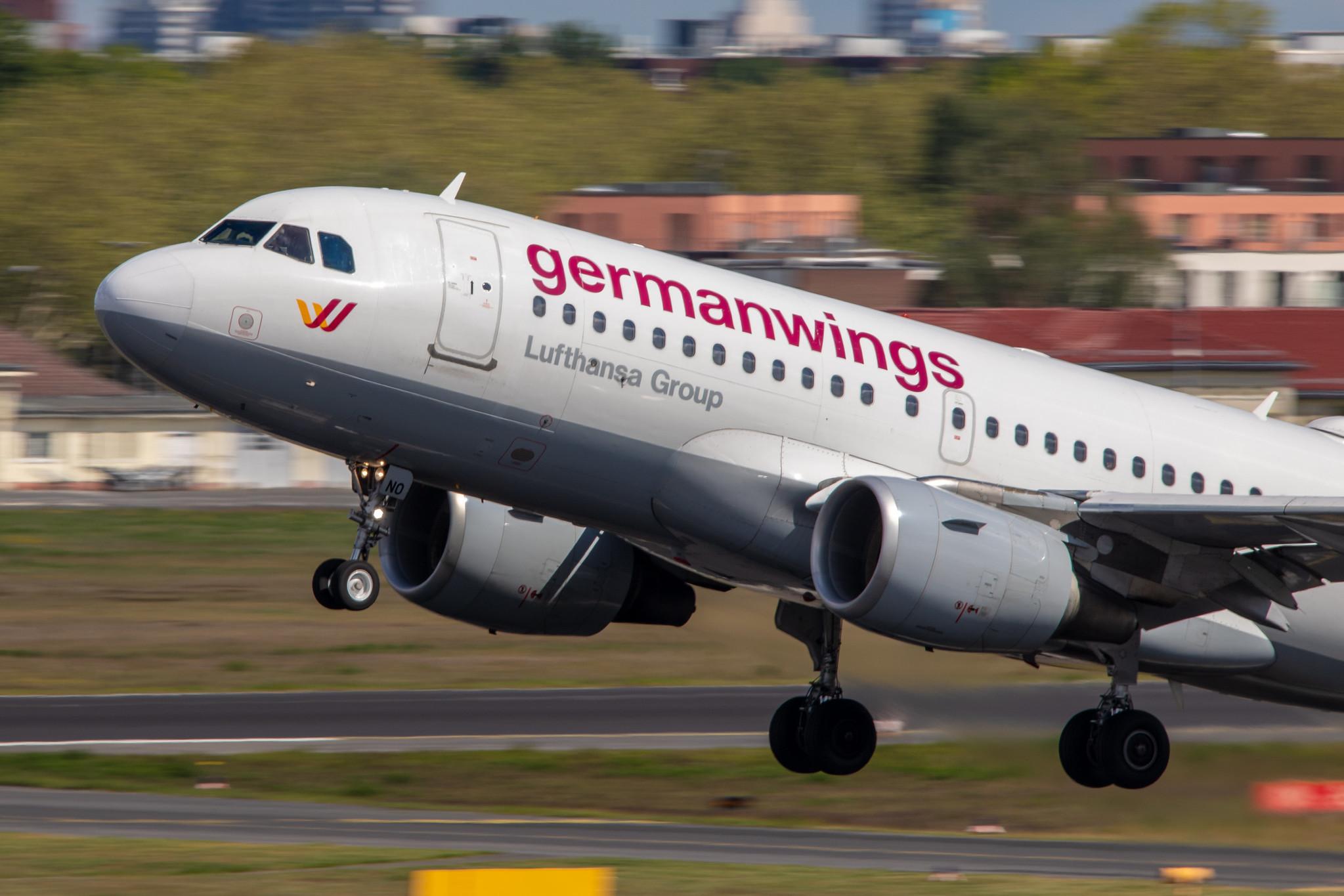 Flughafen Berlin Tegel (TXL): Eurowings (EW / EWG) | Operator: Germanwings |  Airbus A319-112 A319 | D-AKNO | MSN 1147