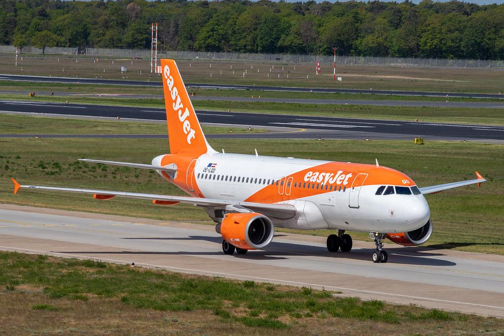 Flughafen Berlin Tegel (TXL): easyJet Airbus A319-111 A319 OE-LQD MSN 3763