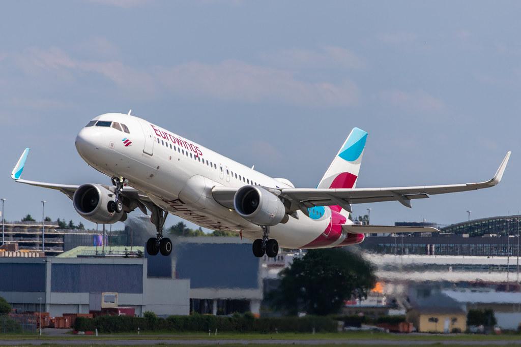 Hamburg Airport: Eurowings (EW / EWG) |  Airbus A320-214 A320 | D-AEWG | MSN 7121