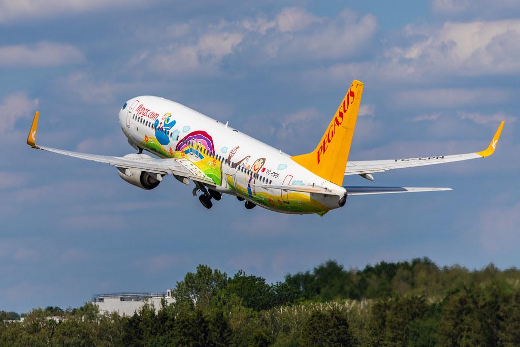 Hamburg Airport: Pegasus (PC / PGT) |  Livery: Ada E. Livery | Operator: Pegasus Airlines |  Boeing 737-82R B738 | TC-CPN | MSN 40013