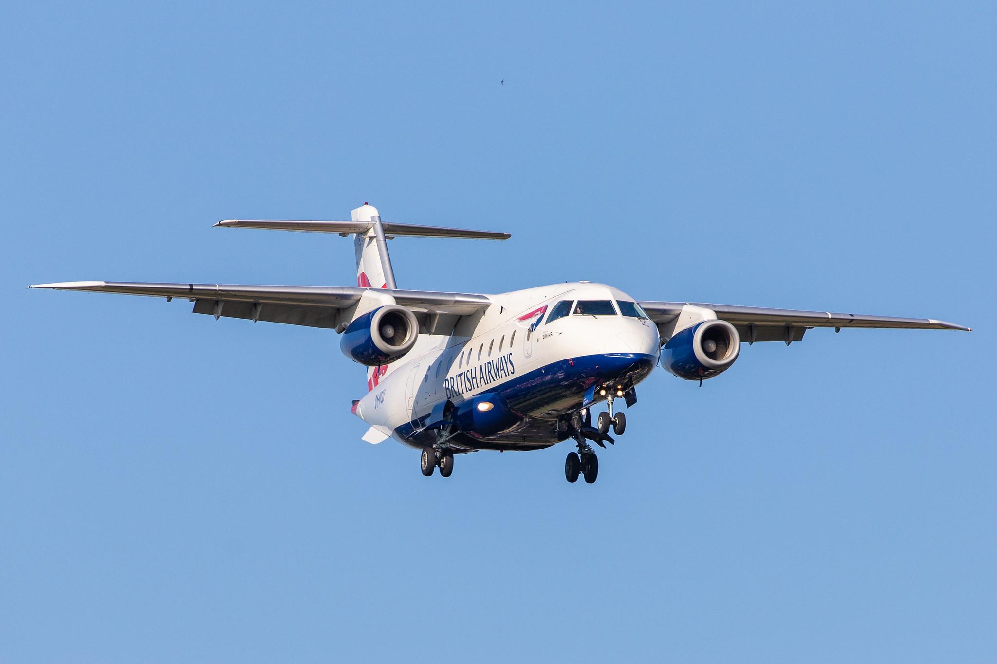 Hamburg Airport (HAM/EDDH): British Airways (BA / BAW) | Operator: Sun-Air |  Dornier Do-328JET-300 J328 | OY-NCU | MSN 3122