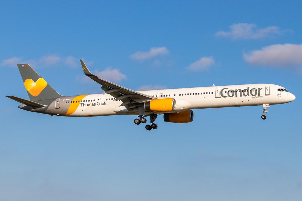 Hamburg Airport (HAM/EDDH): Condor (DE / CFG) |  Boeing 757-330 B753 | D-ABOF | MSN 29013