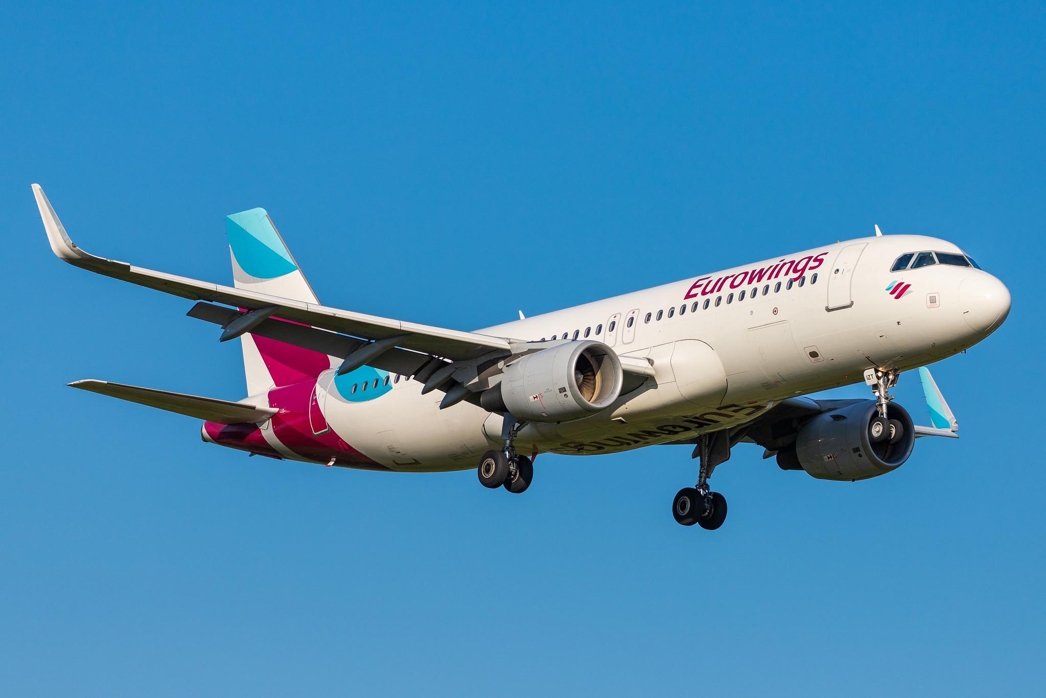 Hamburg Airport: Eurowings (EW / EWG) |  Airbus A320-214 A320 | D-AIZT | MSN 5601