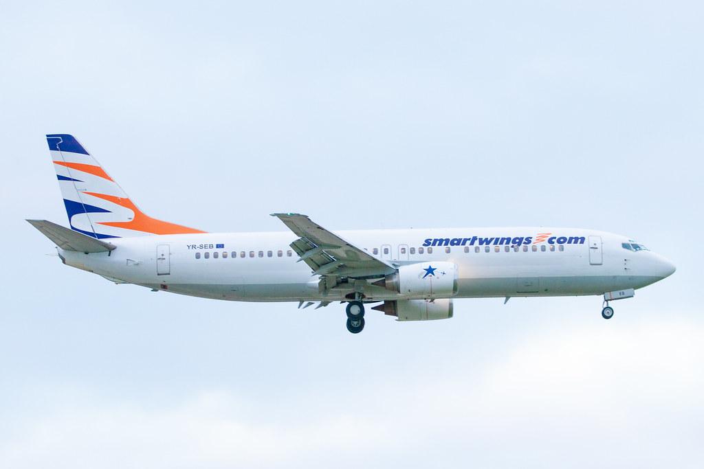 Hamburg Airport: Smartwings (QS / TVS) | Operator: Star East Airlines |  Boeing 737-484 B734 | YR-SEB | MSN 25361