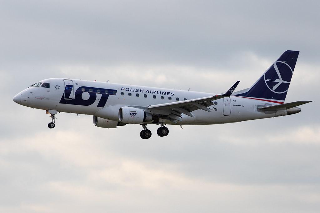 Hamburg Airport: LOT (LO / LOT) |  Embraer E170STD E170 | SP-LDG | MSN 17000065