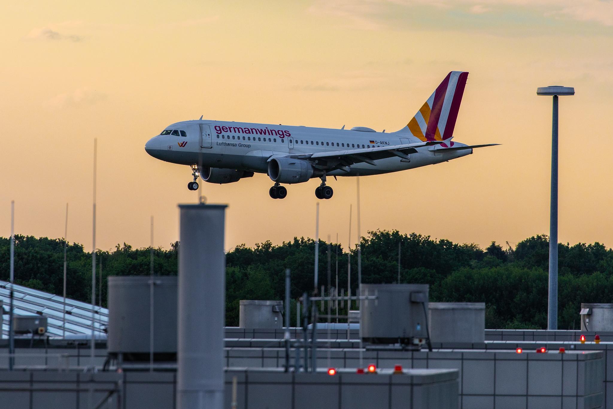 Hamburg Airport (HAM/EDDH): Eurowings (EW / EWG) |  Operator: Germanwings | Airbus A319-112 A319 | D-AKNJ  | MSN 1172