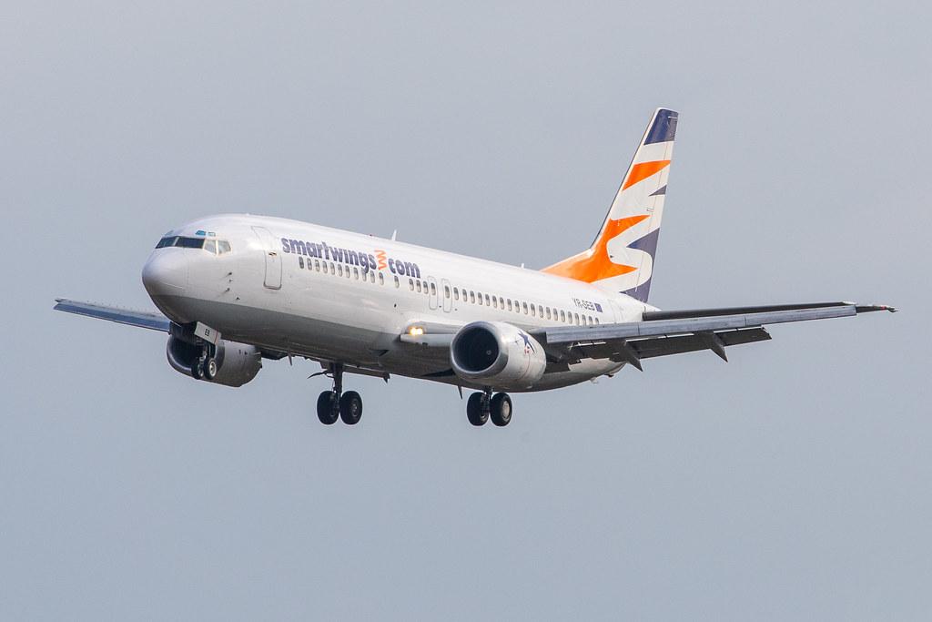 Hamburg Airport: Smartwings (QS / TVS) | Operator: Star East Airlines |  Boeing 737-484 B734 | YR-SEB | MSN 25361