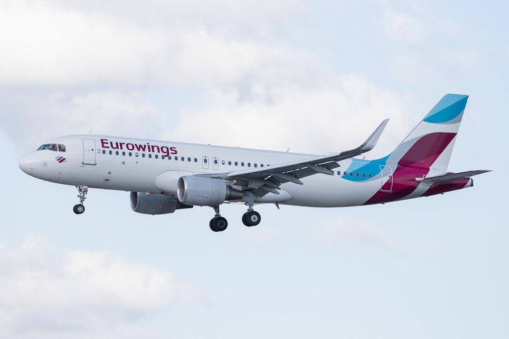 Hamburg Airport: Eurowings (EW / EWG) |  Airbus A320-214 A320 | D-AEWW | MSN 7615