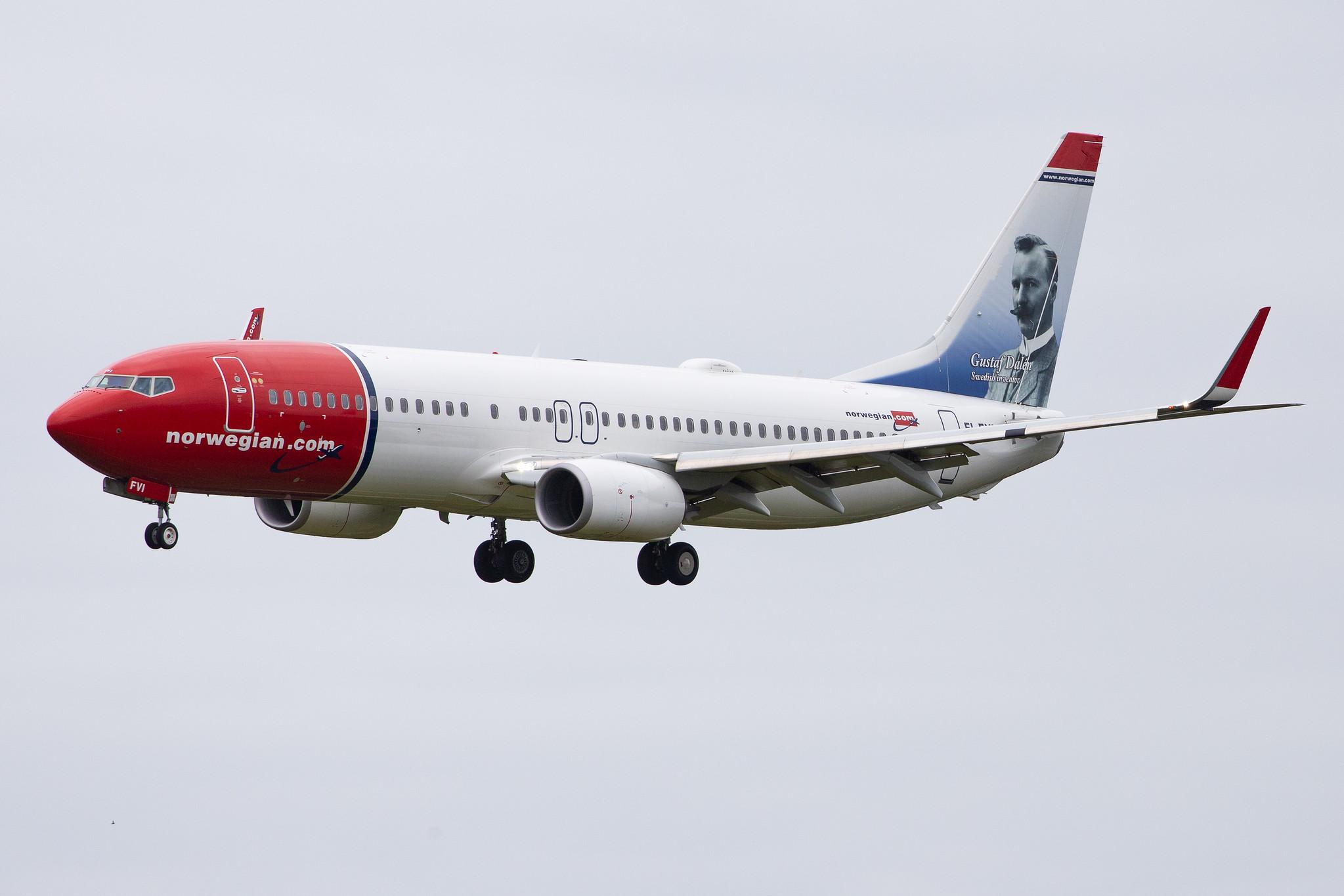 Hamburg Airport: Norwegian (DY / NAX) |  Boeing 737-8JP B738 | EI-FVI | MSN 42274