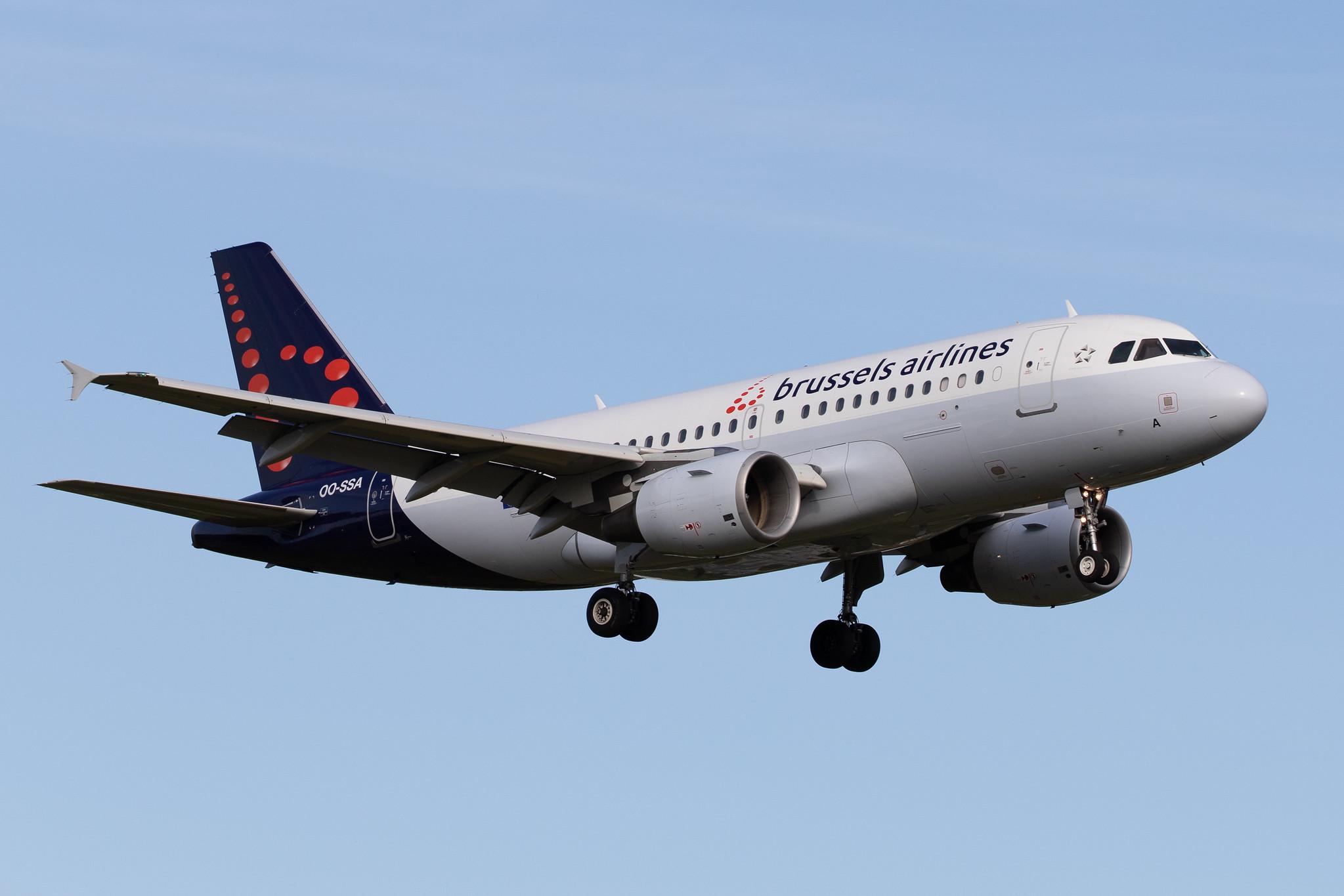 Hamburg Airport: Brussels Airlines (SN / BEL) |  Airbus A319-111 A319 | OO-SSA | MSN 2392