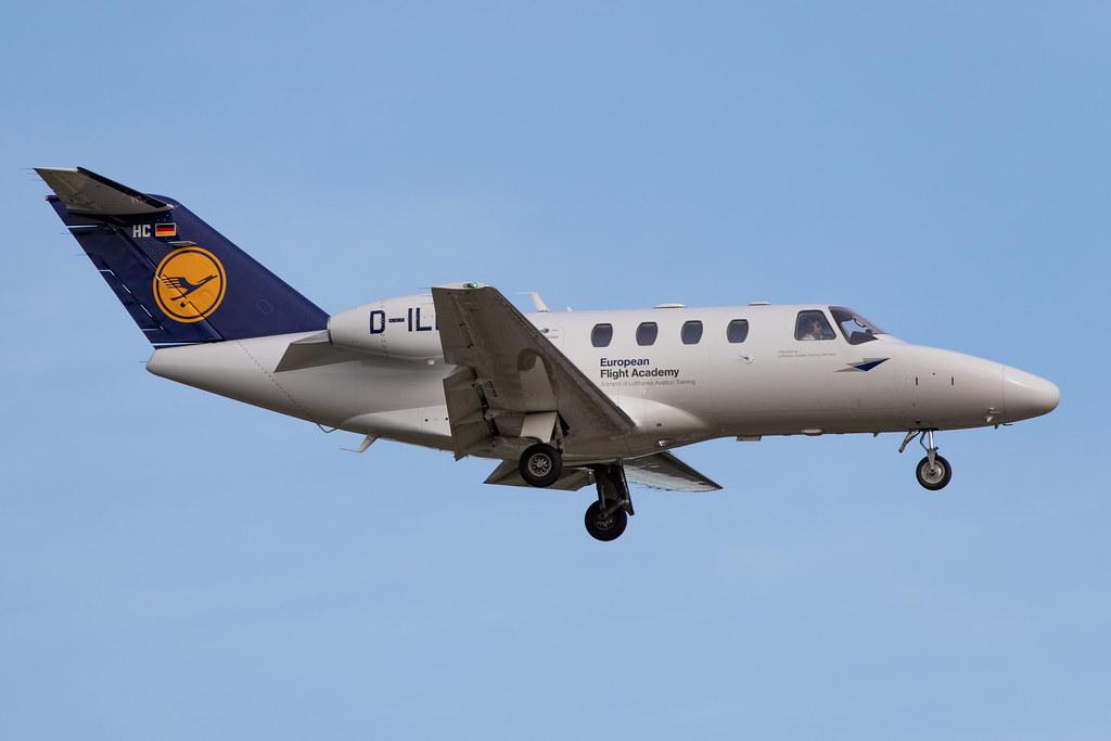 Hamburg Airport: Lufthansa Flight Training (LH / DLH) | Operator: Lufthansa |  Cessna 525 CitationJet CJ1+ C525 | D-ILHC | MSN 525-0695