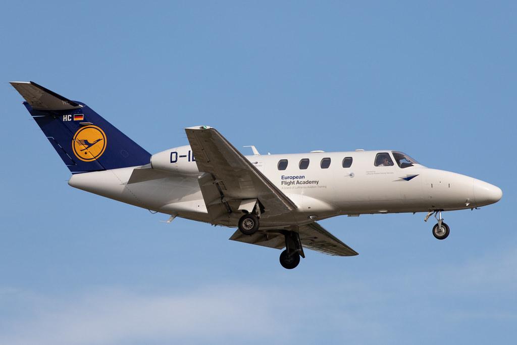 Hamburg Airport: Lufthansa Flight Training (LH / DLH) | Operator: Lufthansa |  Cessna 525 CitationJet CJ1+ C525 | D-ILHC | MSN 525-0695