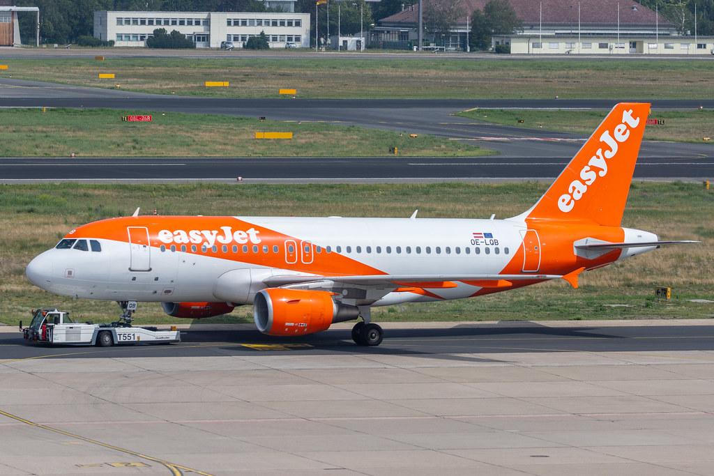 Flughafen Berlin Tegel (TXL): easyJet Airbus A319-111 A319 OE-LQB MSN 3808