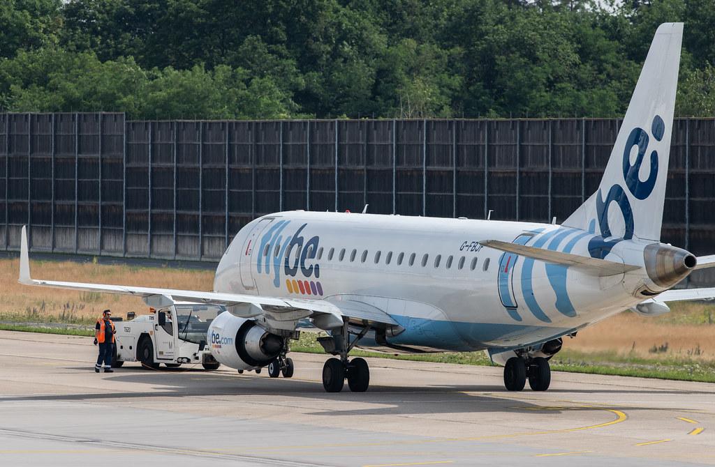 Flughafen Berlin Tegel (TXL): Flybe Embraer ERJ-175STD E75S G-FBJF MSN 17000341