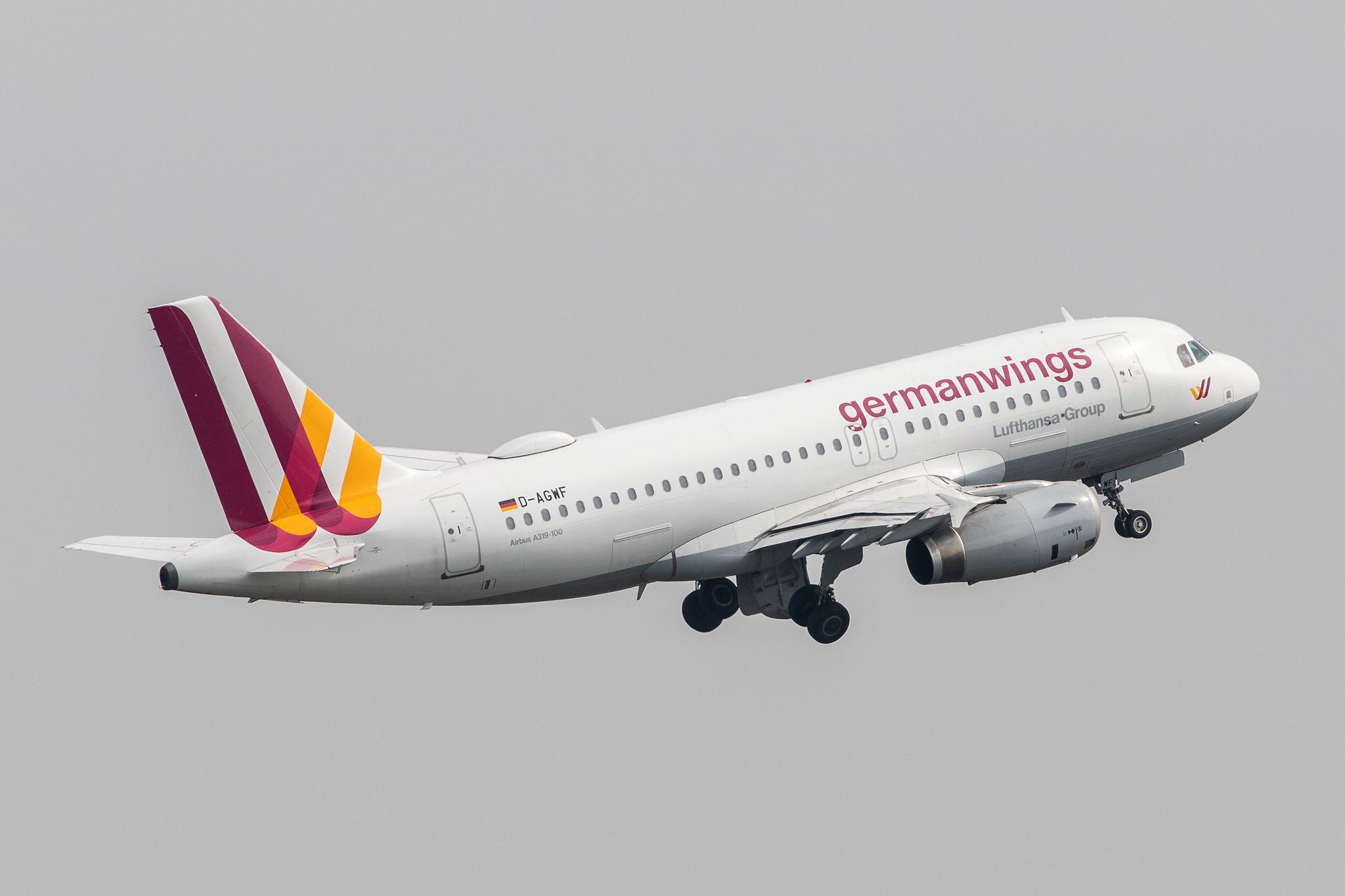 Flughafen Berlin Tegel (TXL): Eurowings Airbus A319-132 A319 D-AGWF MSN 3172