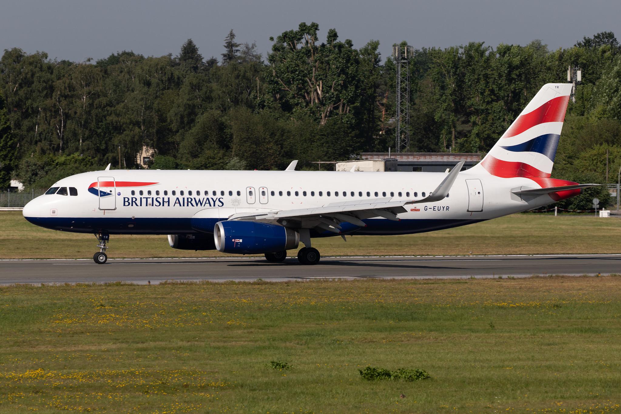 Hamburg Airport: British Airways (BA / BAW) |  Airbus A320-232 A320 | G-EUYR | MSN 5856