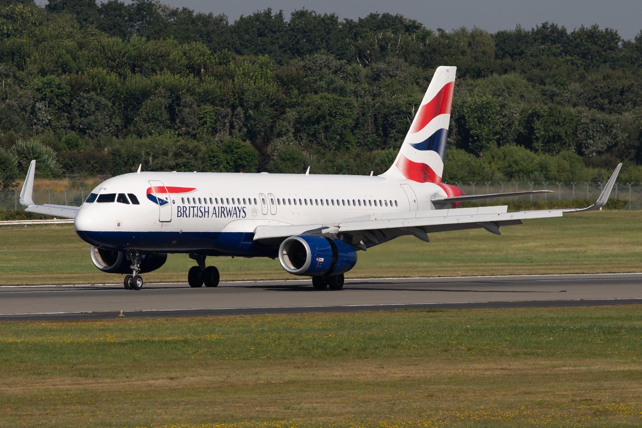 Hamburg Airport: British Airways (BA / BAW) |  Airbus A320-232 A320 | G-EUYR | MSN 5856